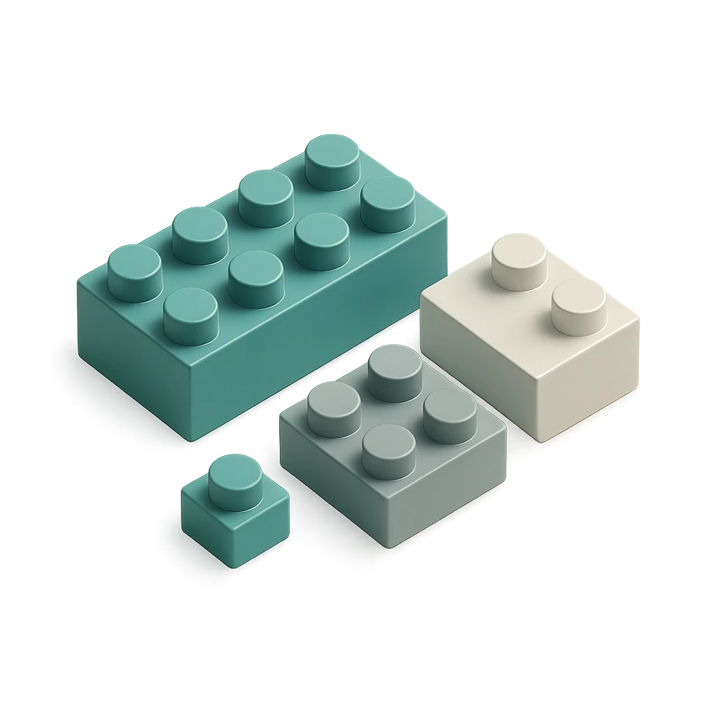 Design Systems development - scalable component libraries and design tokens for consistent digital experiences