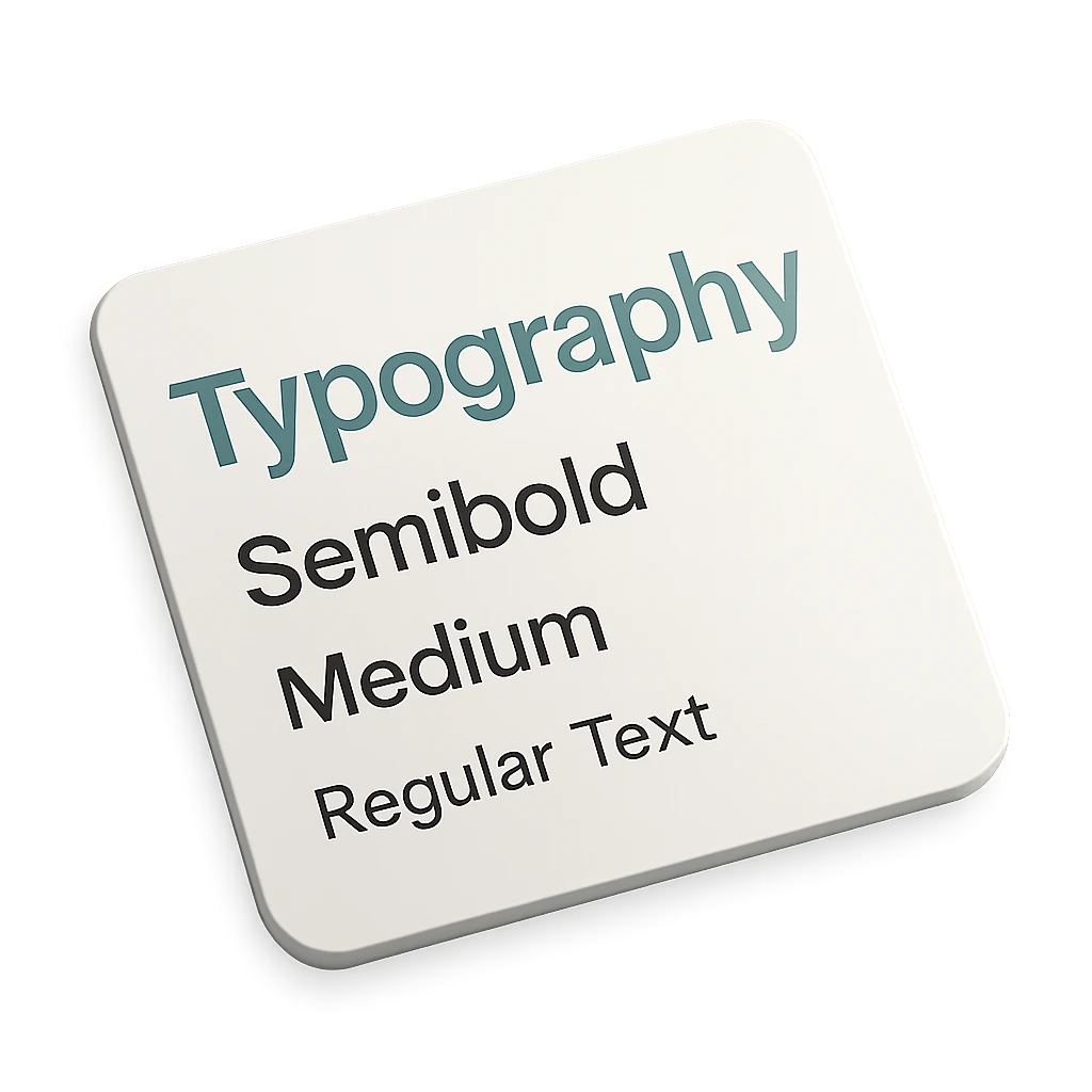 Design tokens, variables and styles